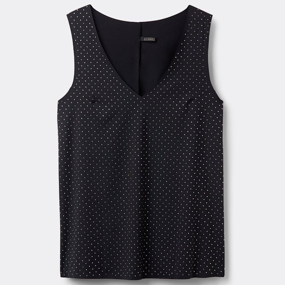 Intimissimi Time to Sparkle Rhinestone Tank Top Size M